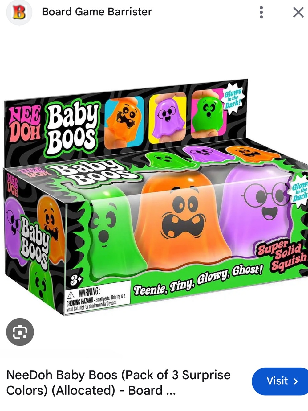 NWT Needoh Baby Boos